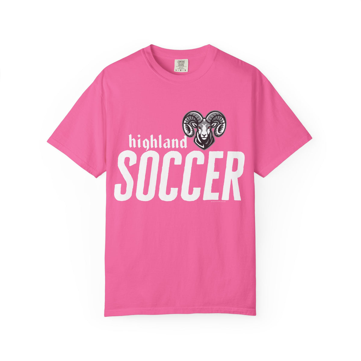 Highland High School Rams T-Shirt | soccer tee