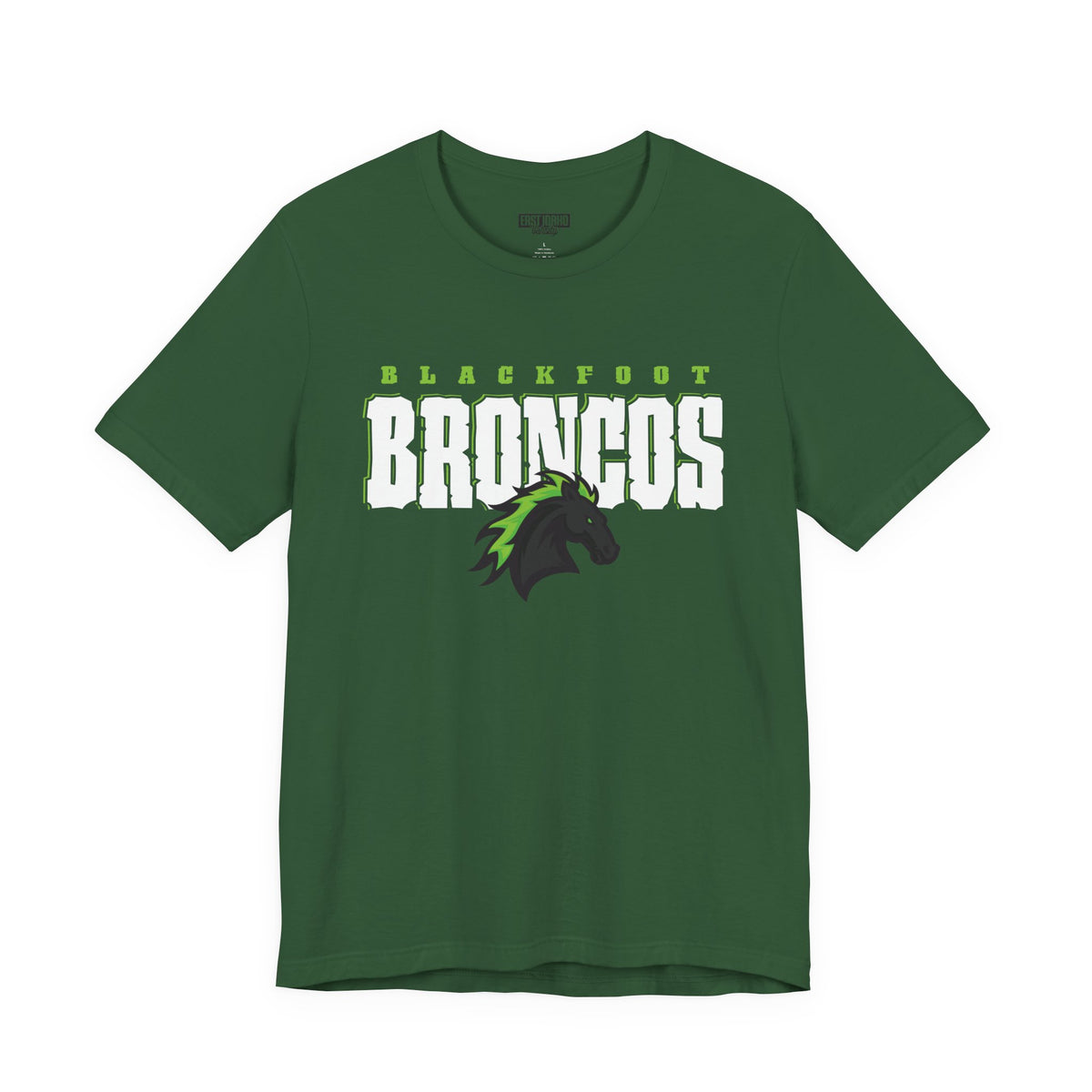 Blackfoot High School Broncos Tee | Big Word Shirt