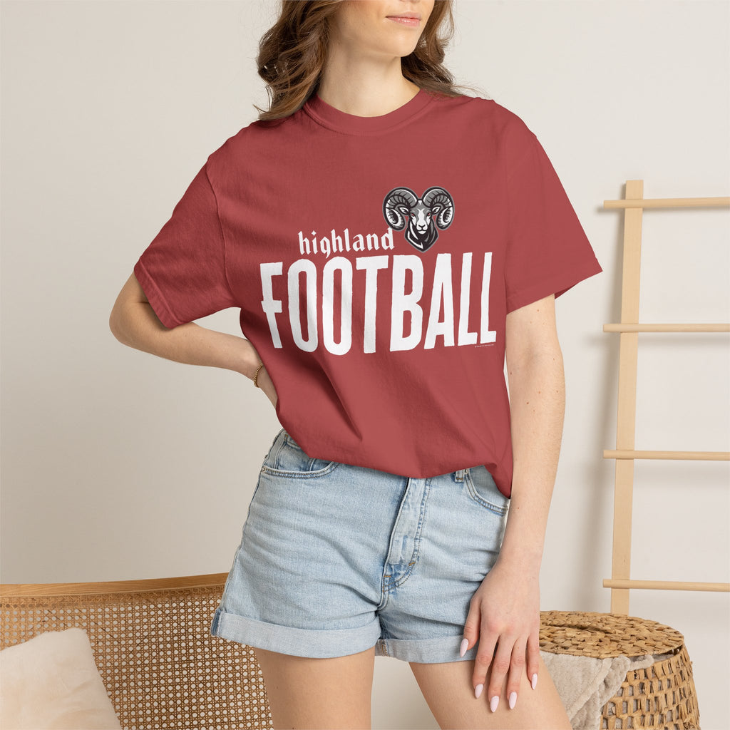 Highland High School Rams T-Shirt | football tee