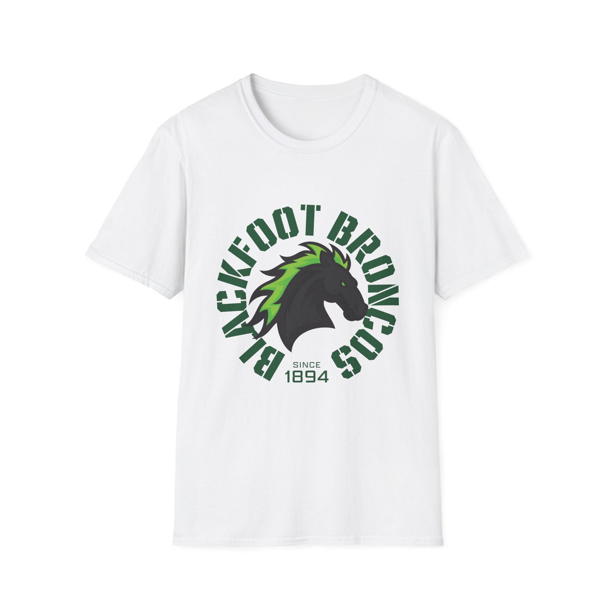 Blackfoot High School Broncos T-Shirt | Mascot Athletic Tee