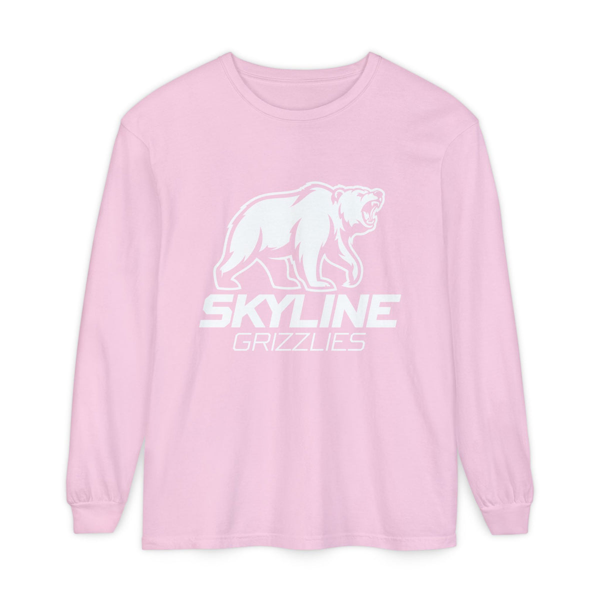 Skyline High School Grizzlies Long Sleeve T-Shirt | big bear graphic