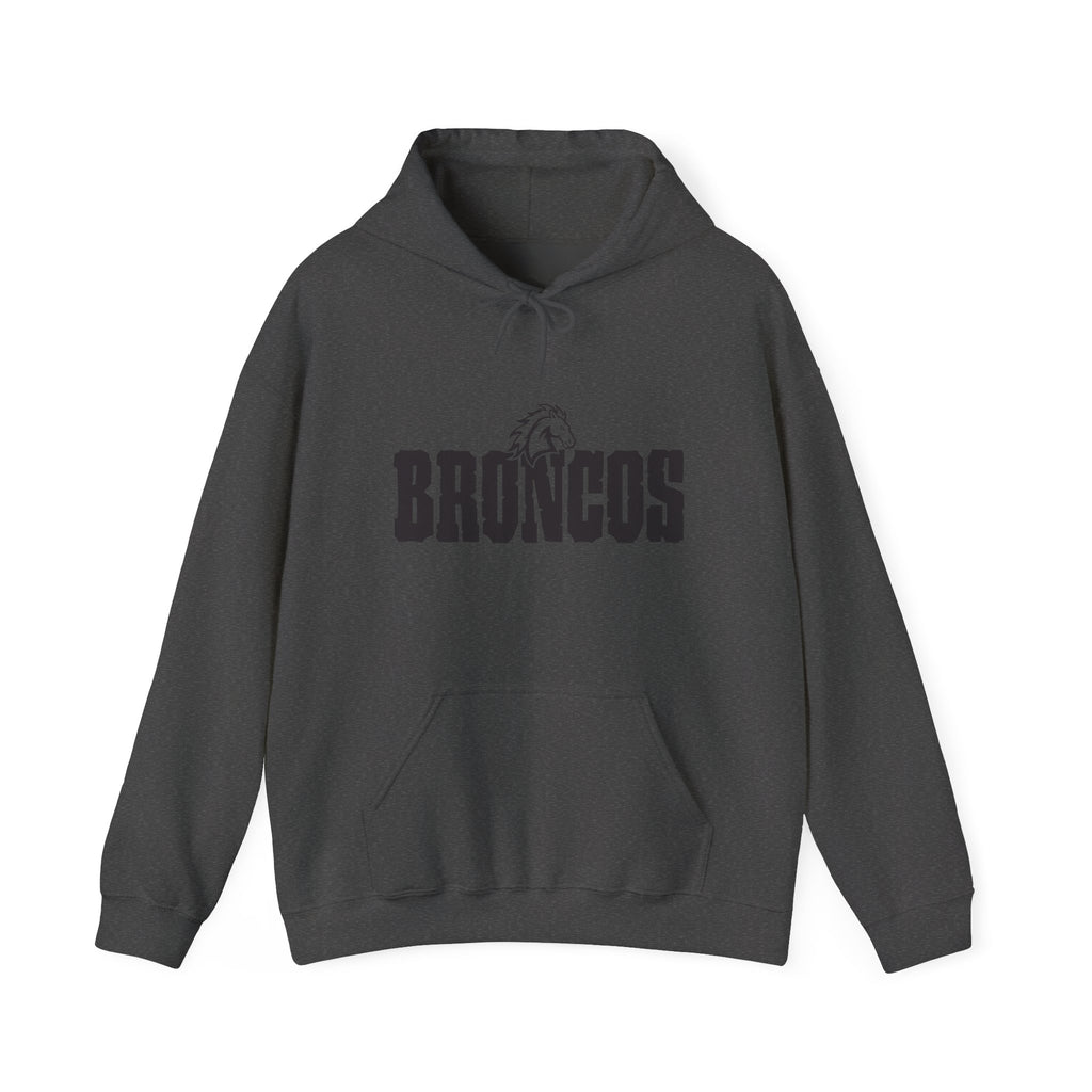 Blackfoot High School Broncos Hoodie | Minimal Graphic