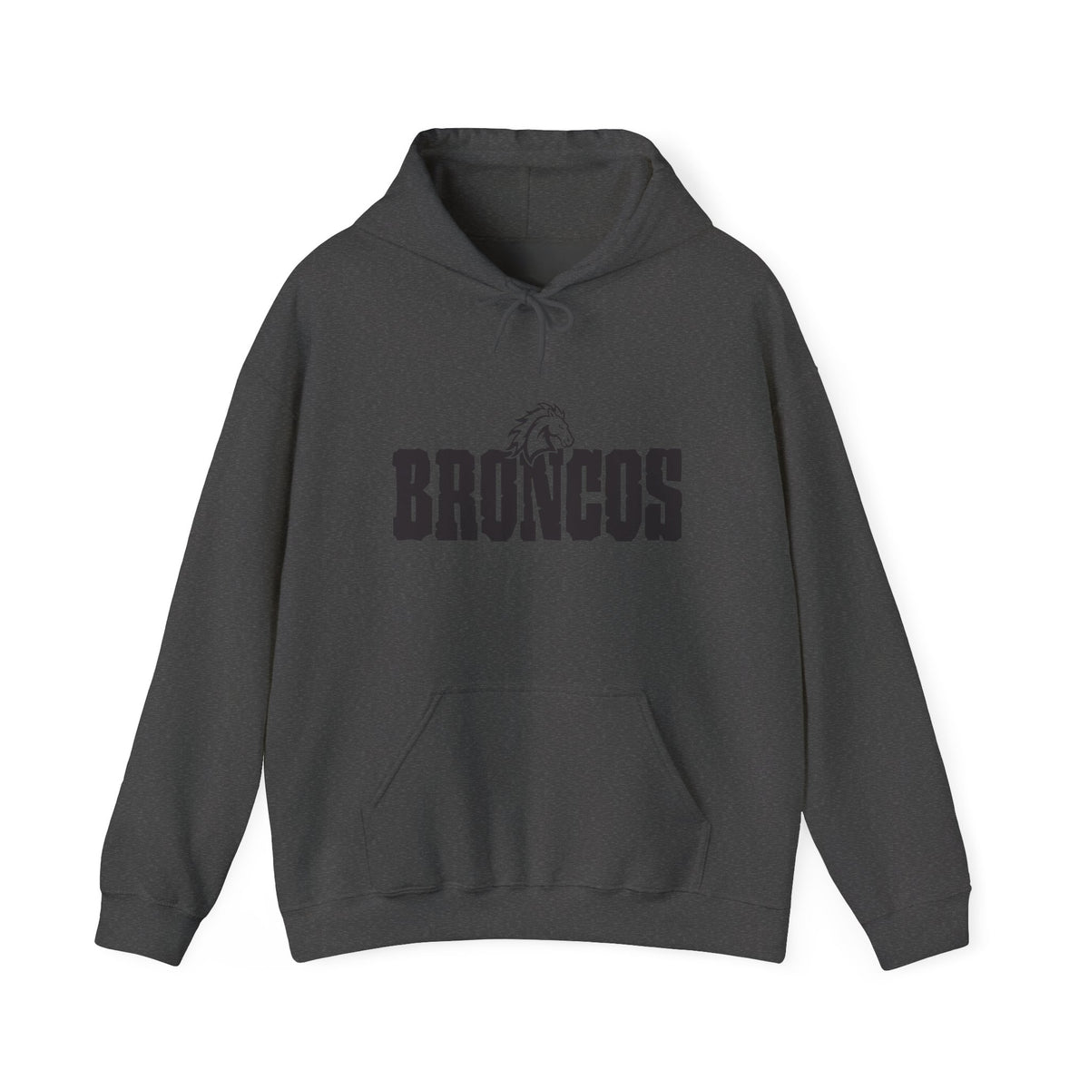 Blackfoot High School Broncos Hoodie | Minimal Graphic