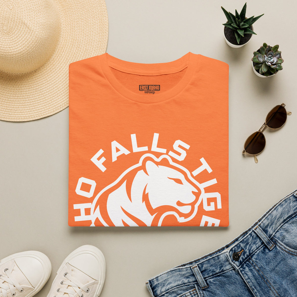 Idaho Falls High School Tigers T-Shirt | circle graphic