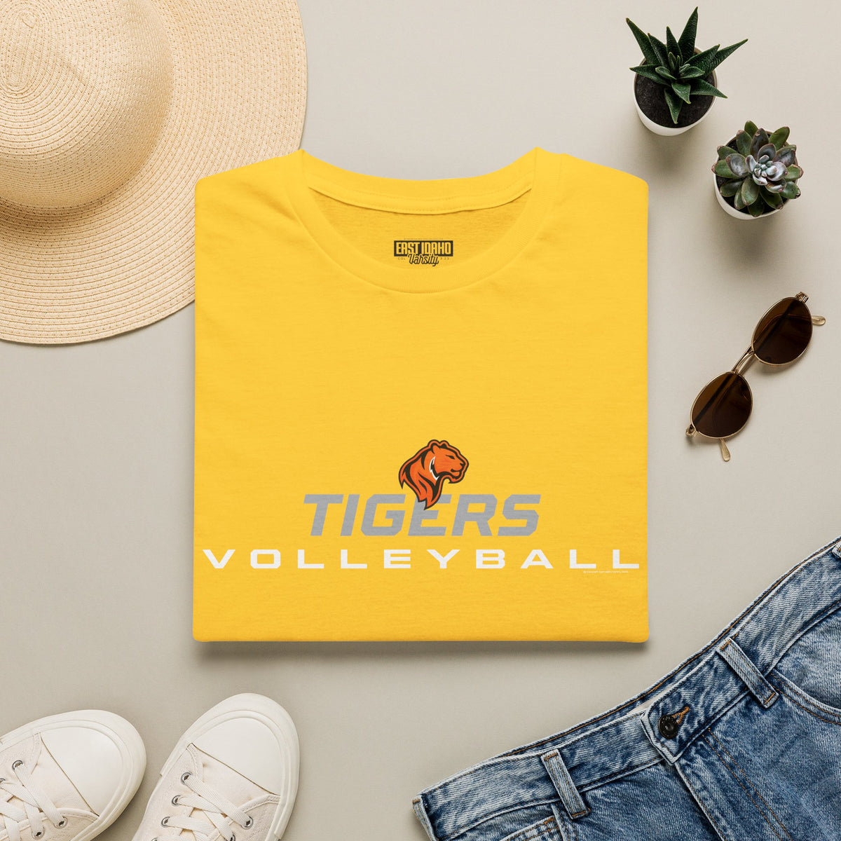 Idaho Falls High School Tigers T-Shirt | volleyball graphic