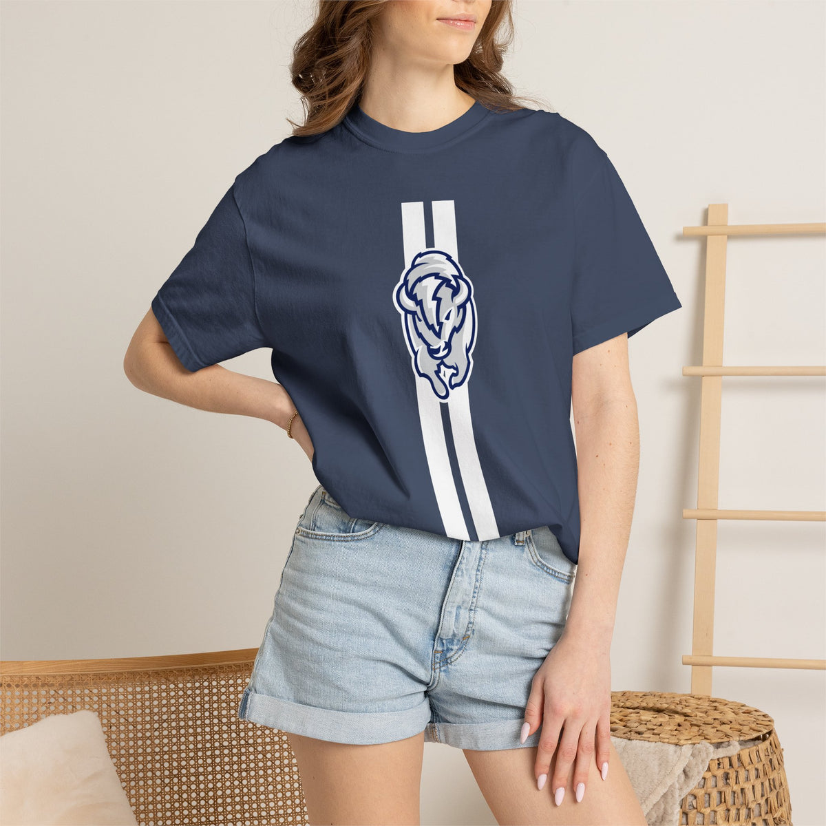 Pocatello High School Thunder T-Shirt | stripe tee