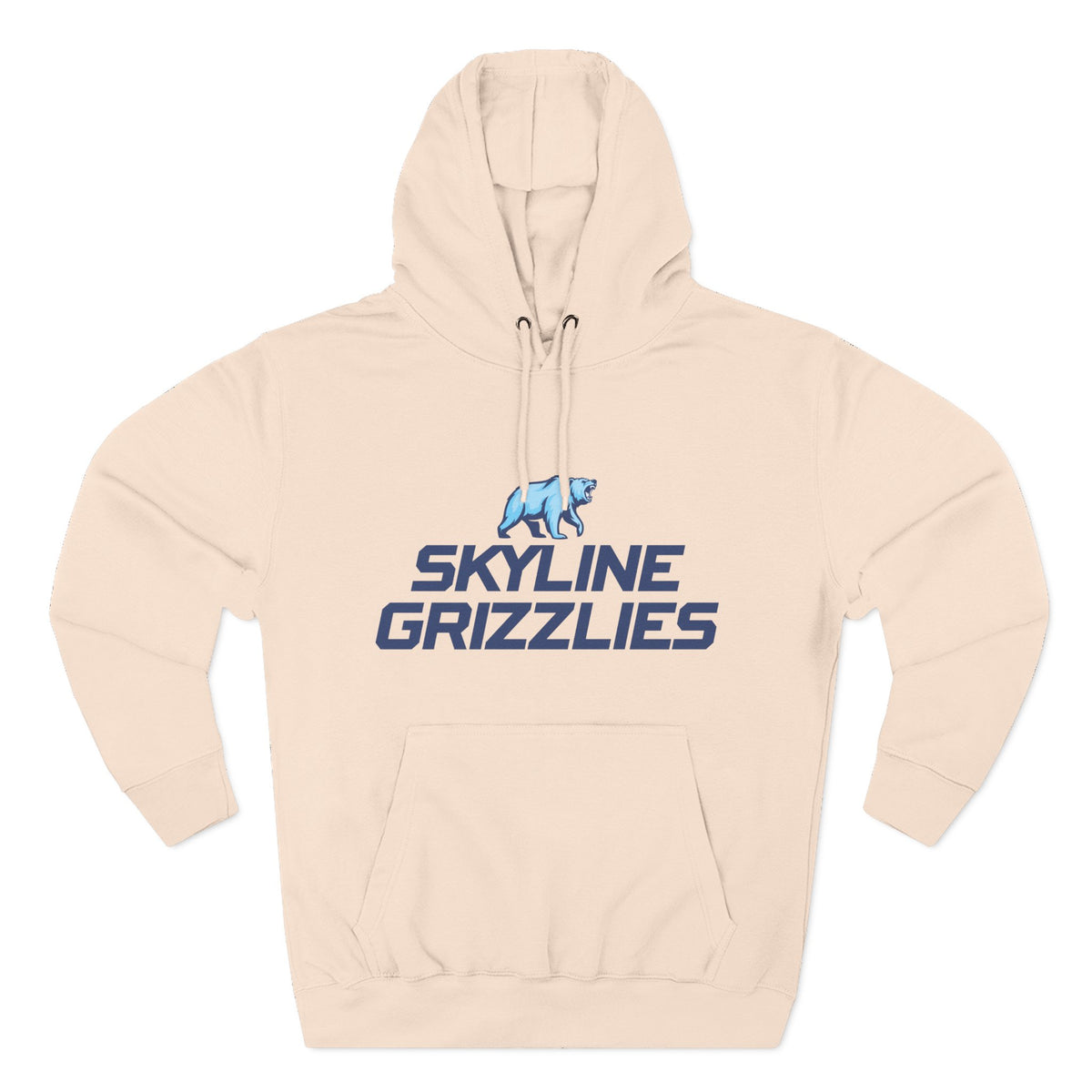 Skyline High School Grizzlies Logo Hoodie