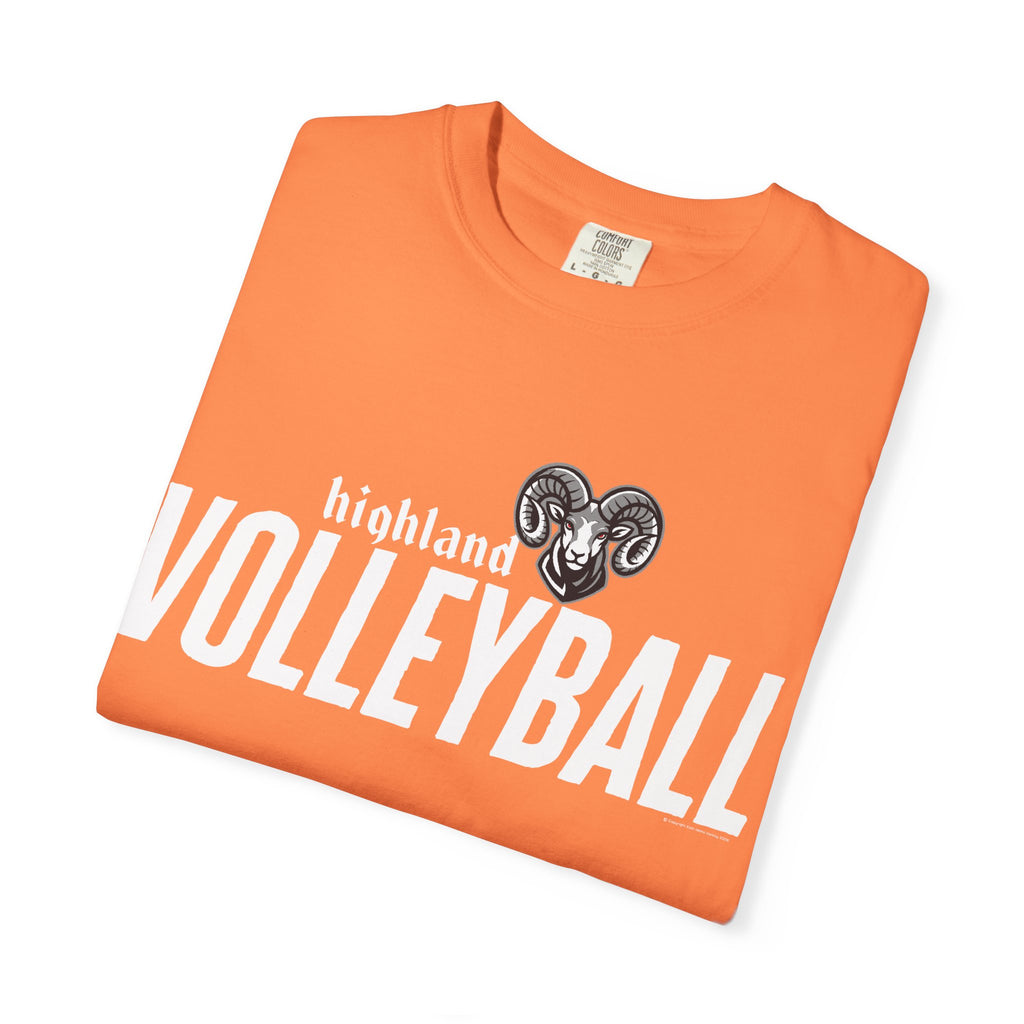 Highland High School Rams T-Shirt | volleyball tee