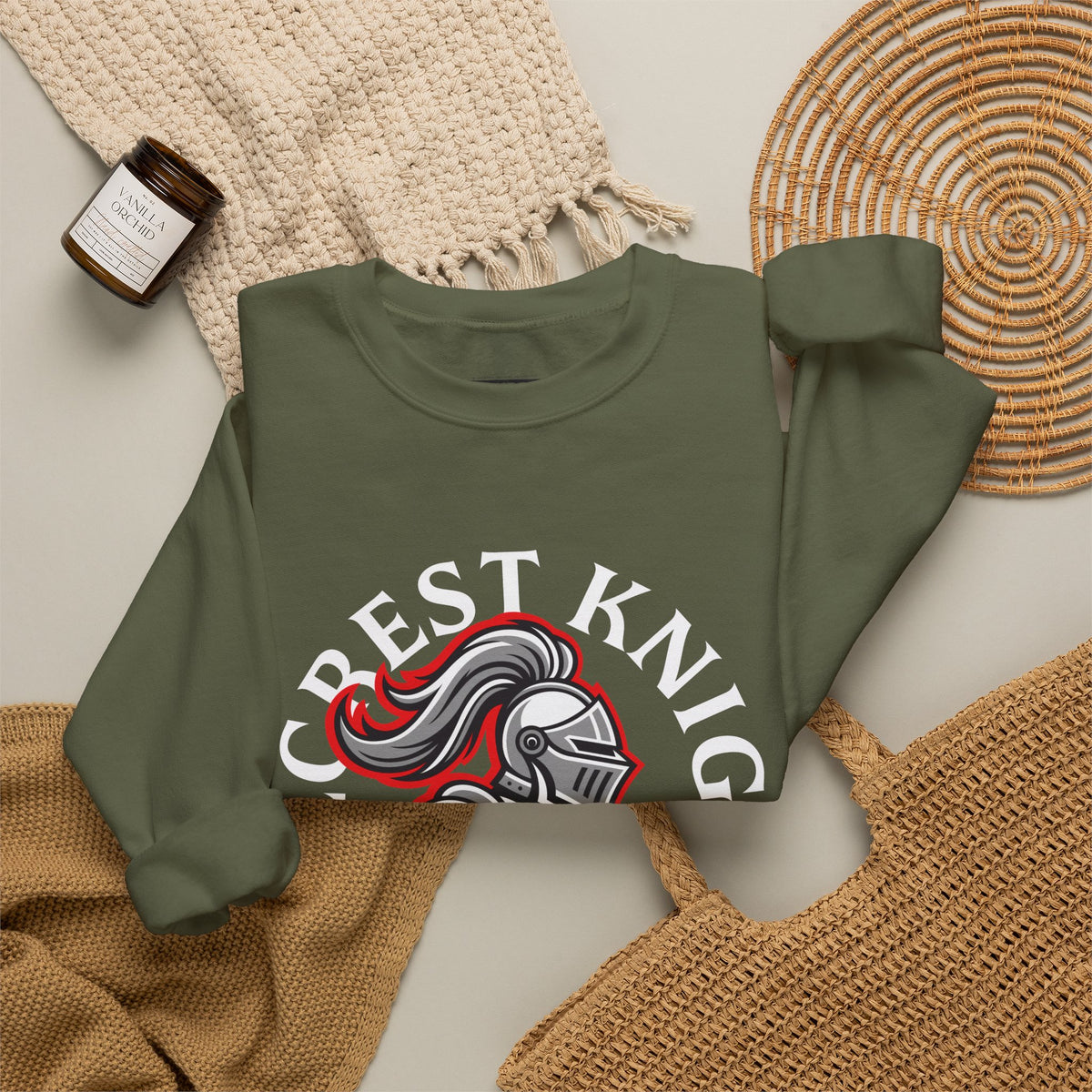 Hillcrest High School Knights Crewneck Sweatshirt
