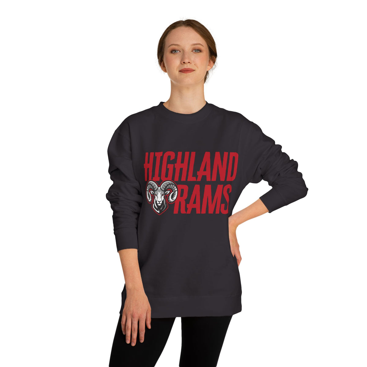 Highland High School Rams | Crew Neck Sweatshirt