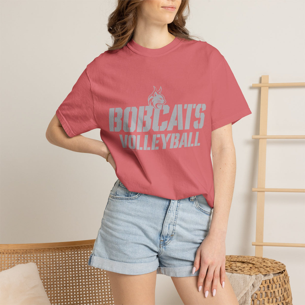 Madison High School Bobcats T-Shirt | volleyball tee