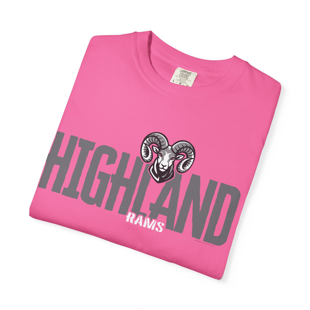 Highland High School Rams T-Shirt | school tee