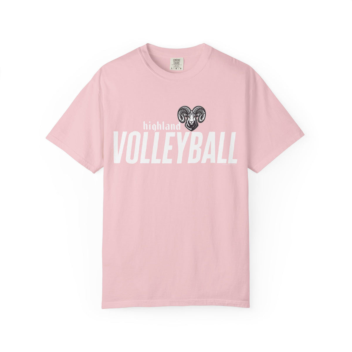 Highland High School Rams T-Shirt | volleyball tee