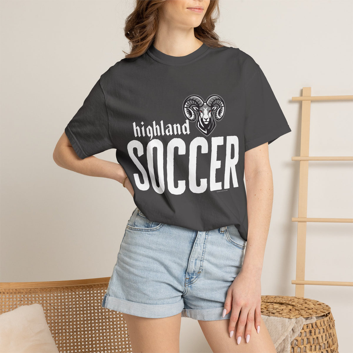 Highland High School Rams T-Shirt | soccer tee