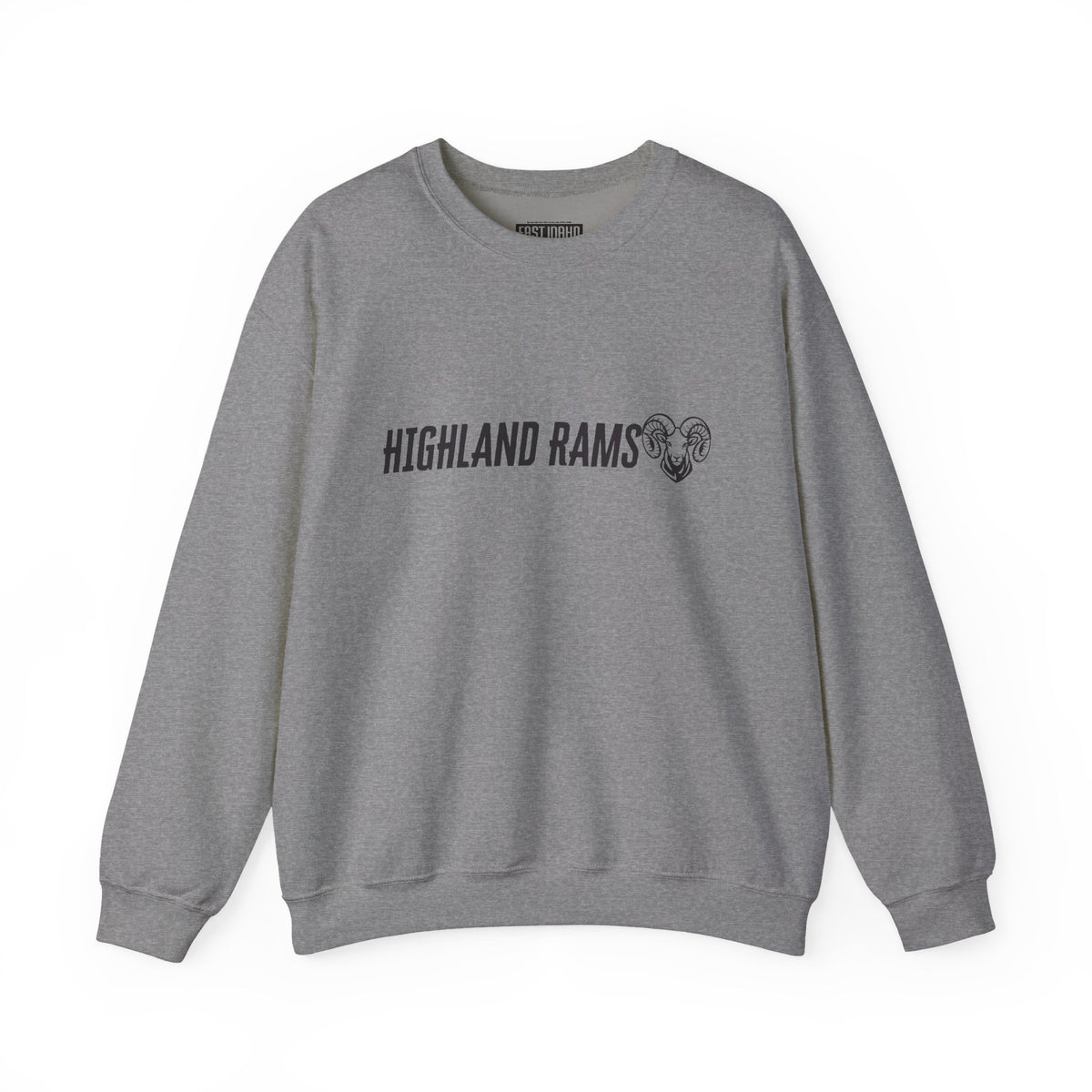 Highland High School Rams | Crewneck Sweatshirt | available in neons for theme nights