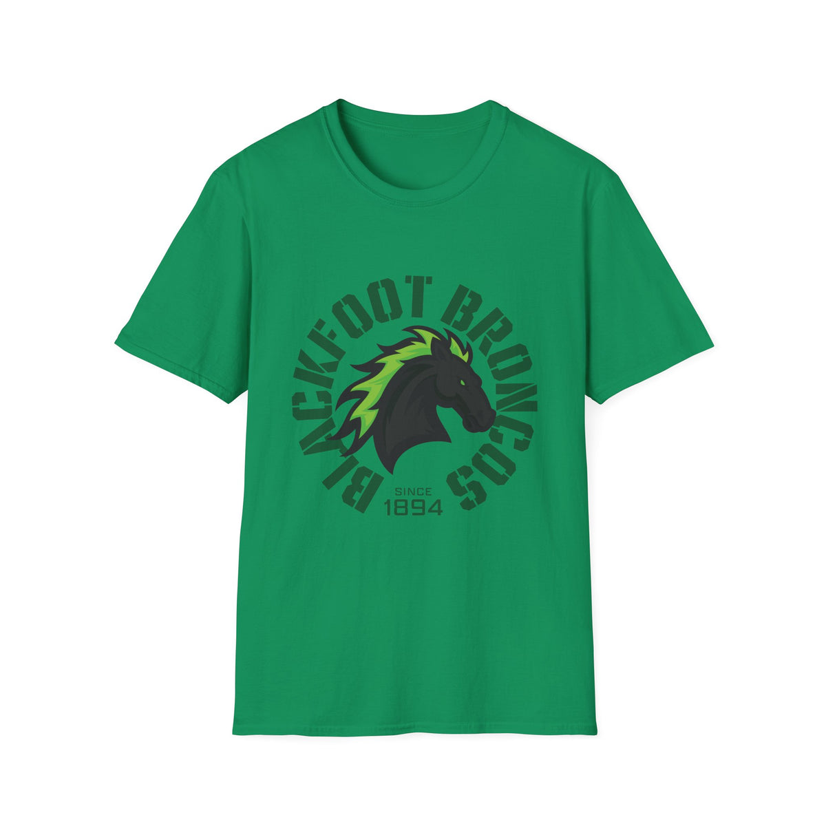 Blackfoot High School Broncos T-Shirt | Mascot Athletic Tee