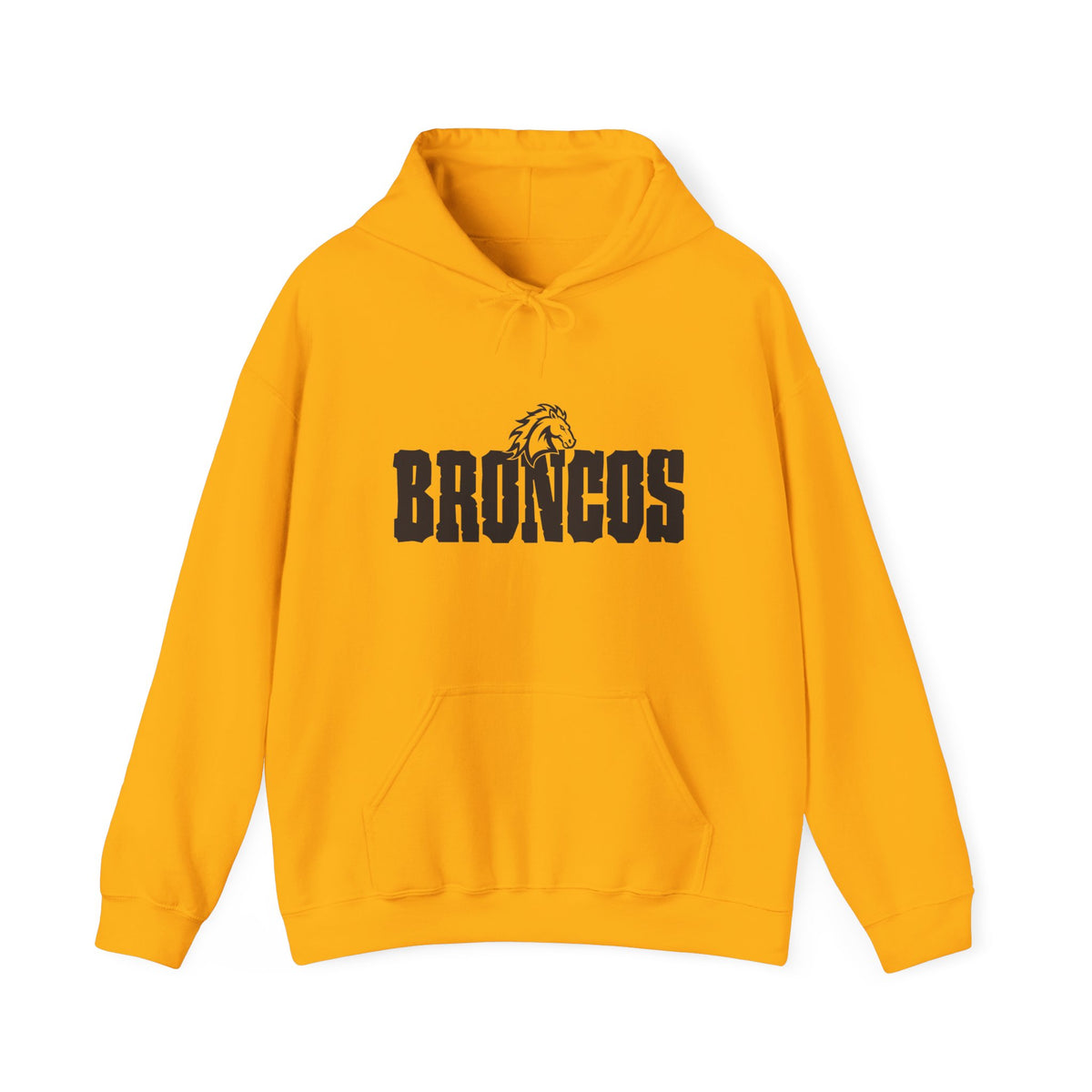 Blackfoot High School Broncos Hoodie | Minimal Graphic