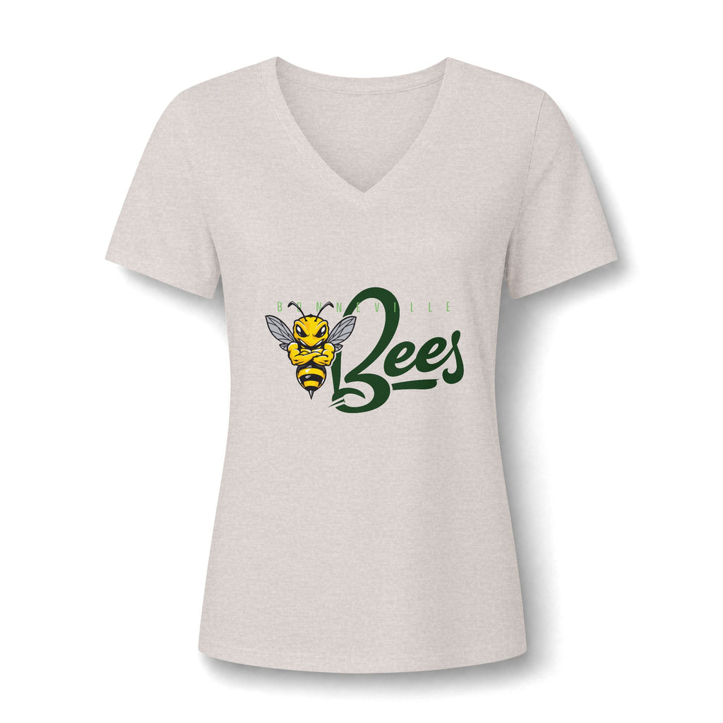 Bonneville High School Bees | Logo V-Neck Tee