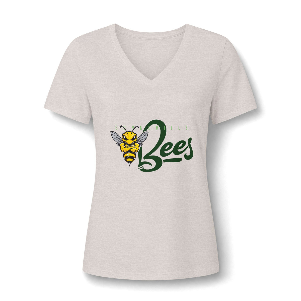 Bonneville High School Bees | Logo V-Neck Tee