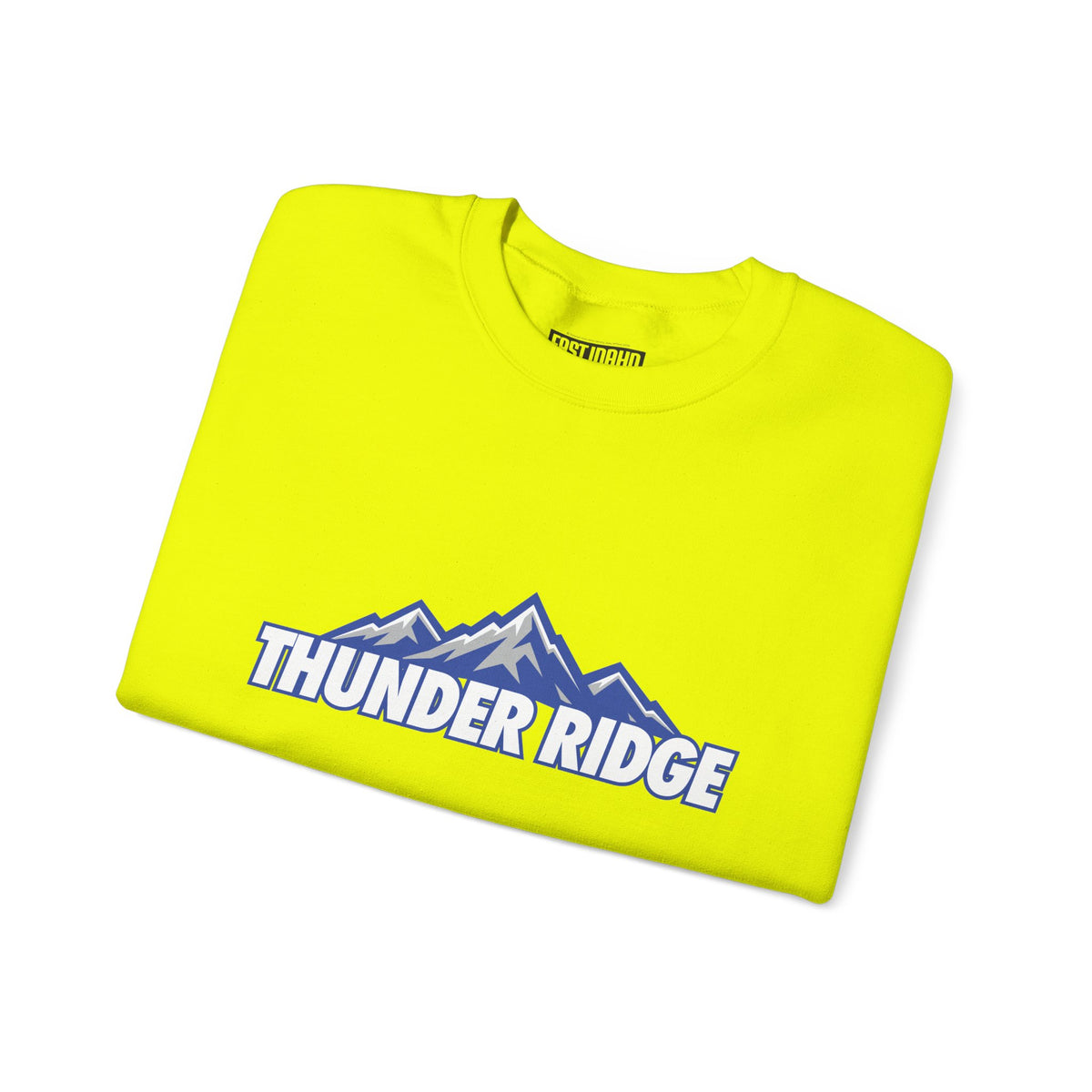 Thunder Ridge High School Titans Sweatshirt | mountain graphic, available in neons for theme nights