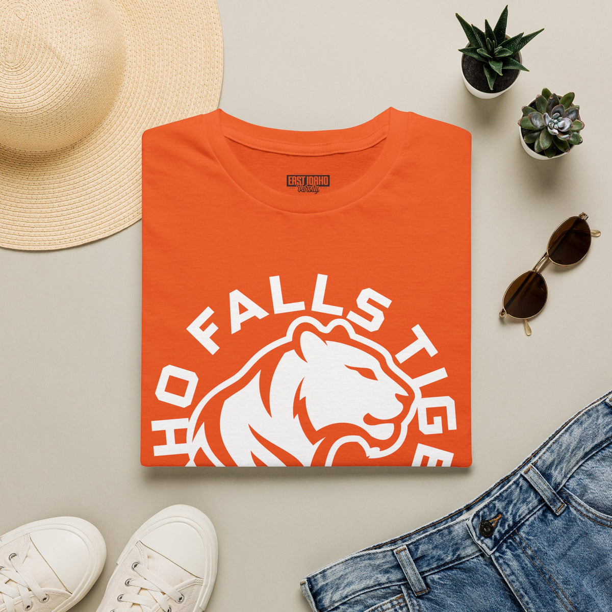 Idaho Falls High School Tigers T-Shirt | circle graphic