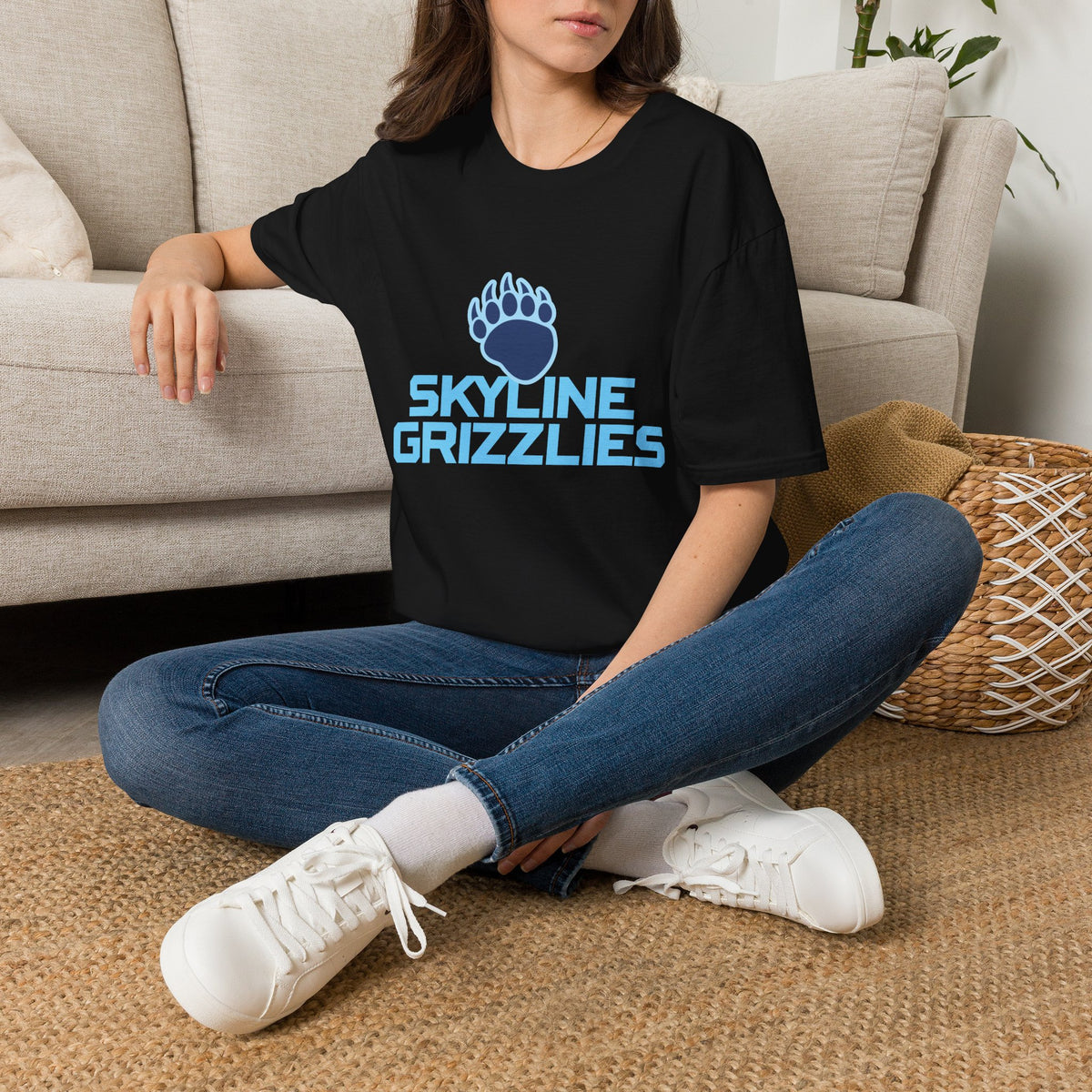 Skyline High School Grizzlies T-Shirt | paw graphic