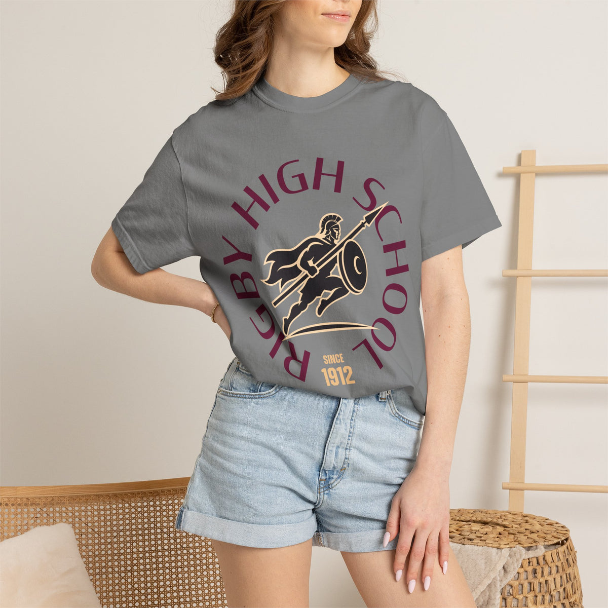 Rigby High School Trojans T-Shirt | circle tee