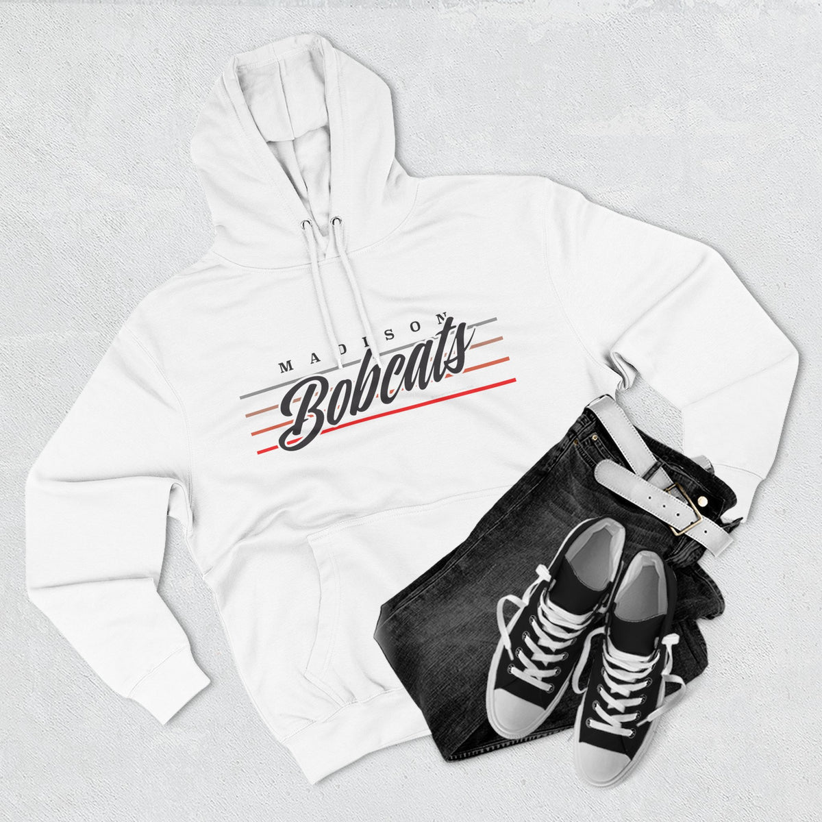 Madison High School Bobcats | Retro Hoodie