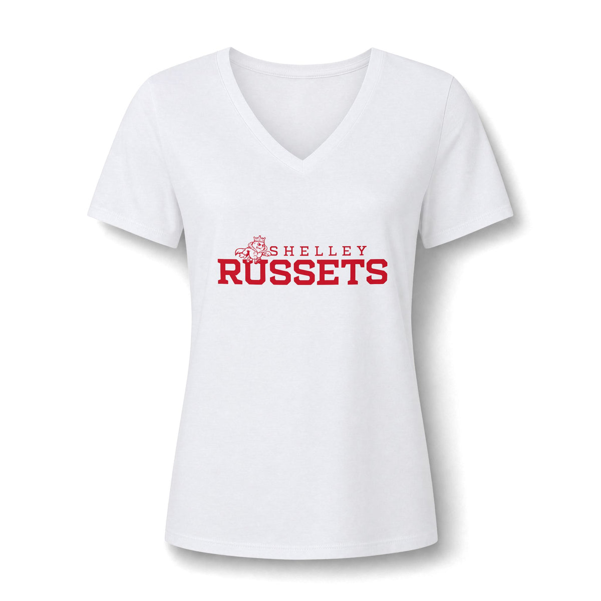 Shelley High School Russets | Logo V-Neck Tee