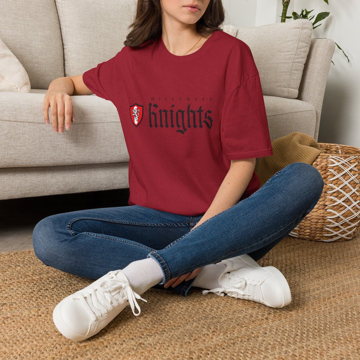 Hillcrest High School Knights T-Shirt | shield graphic