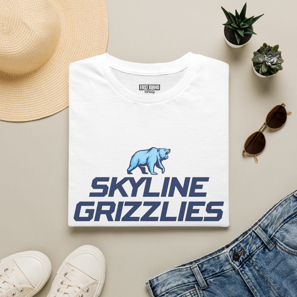 Skyline High School Grizzlies T-Shirt | basic graphic