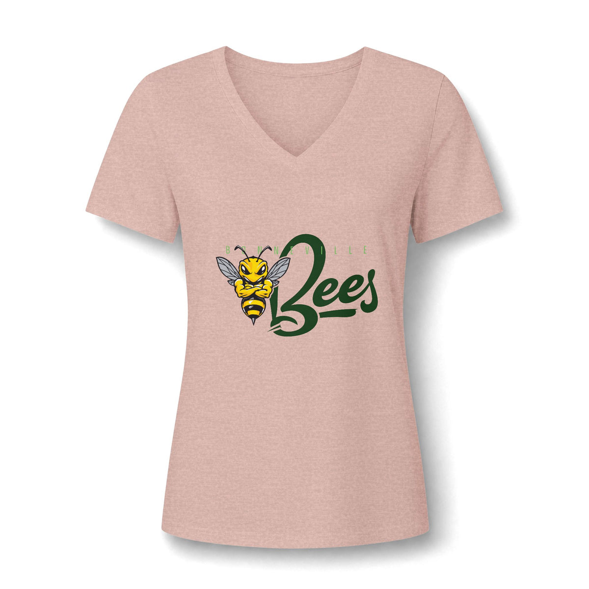 Bonneville High School Bees | Logo V-Neck Tee