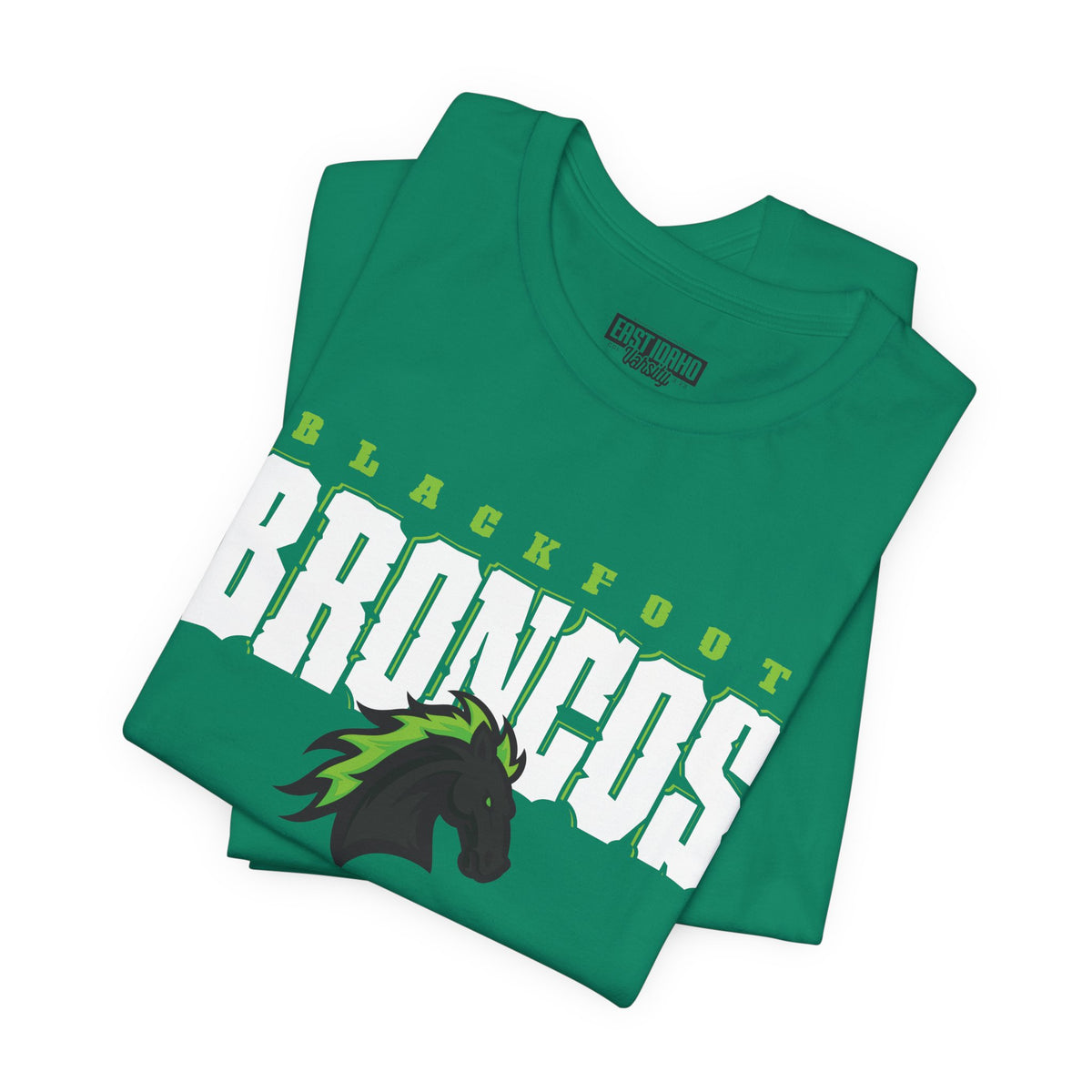 Blackfoot High School Broncos Tee | Big Word Shirt
