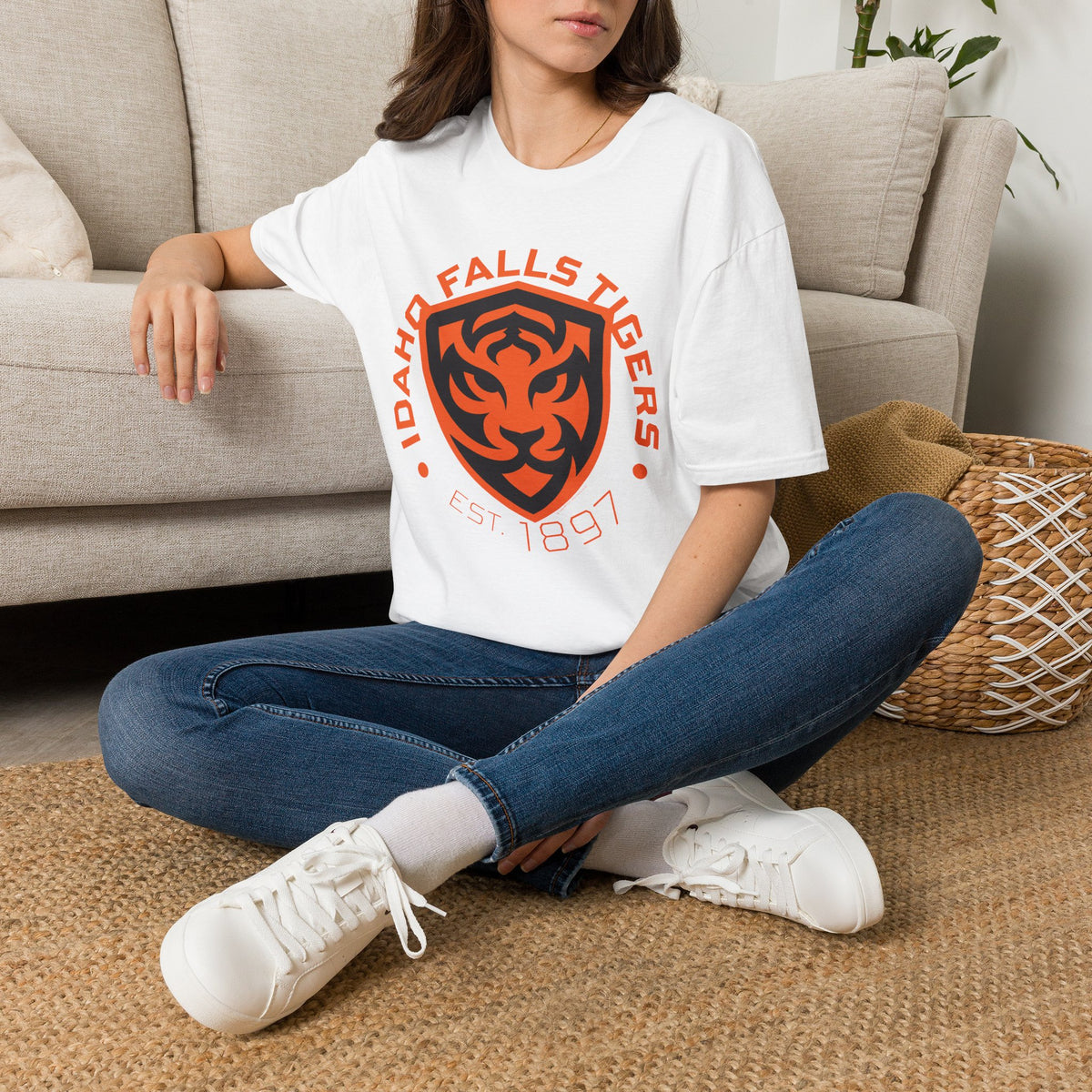 Idaho Falls High School Tigers T-Shirt | circle graphic