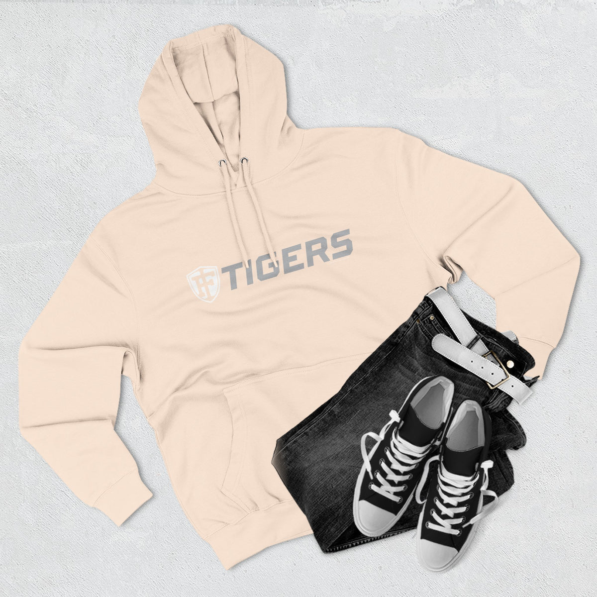 Idaho Falls High School Tigers Shield Logo Hoodie