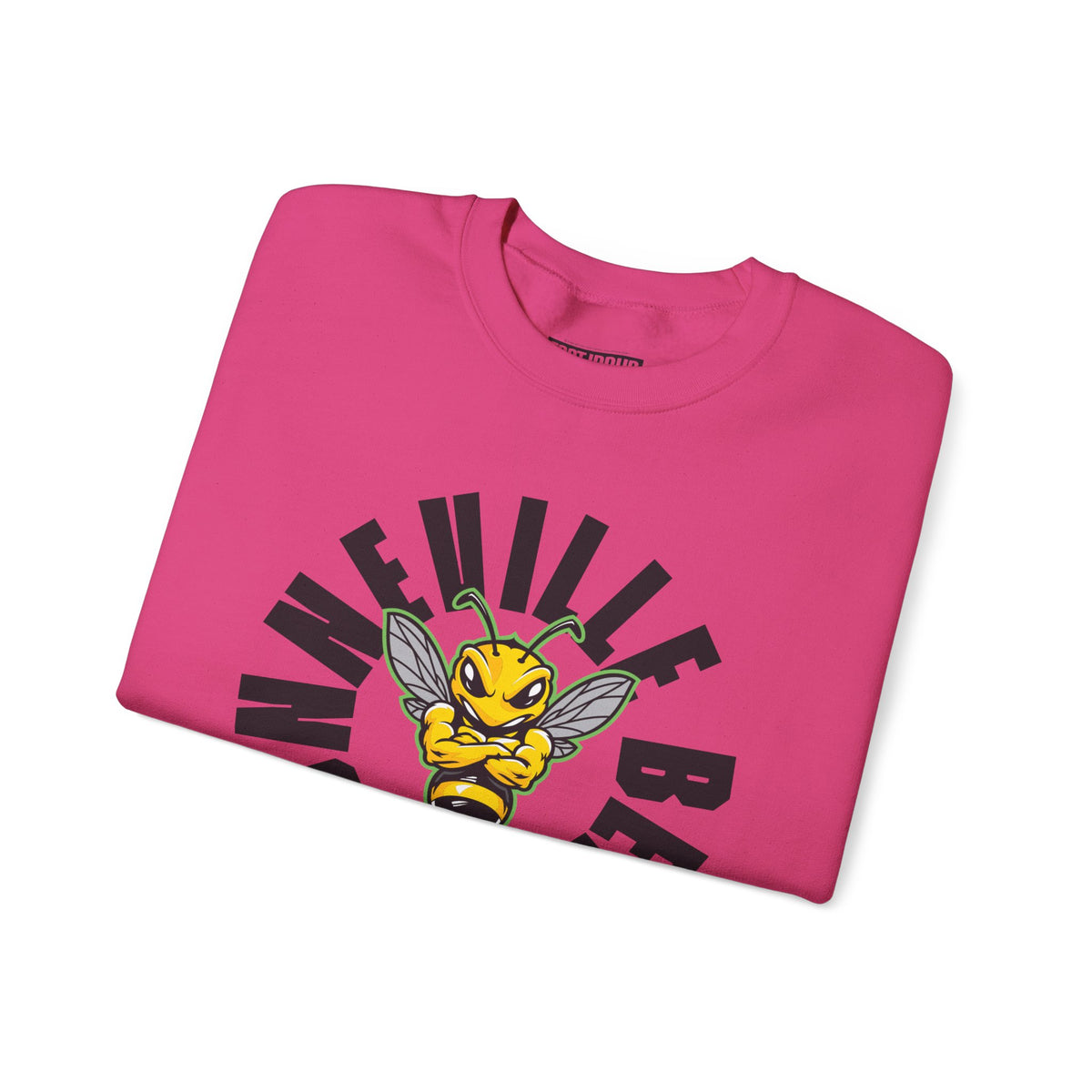 Bonneville High School Bees Crewneck Sweatshirt | School Spirit, in neon for theme nights