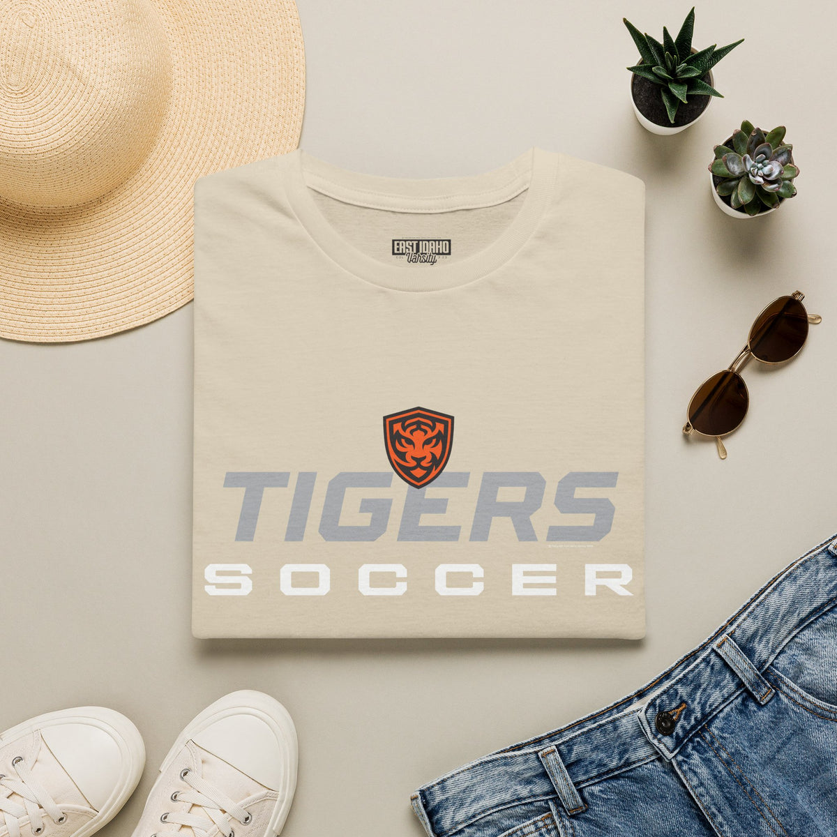 Idaho Falls High School Tigers T-Shirt | soccer graphic
