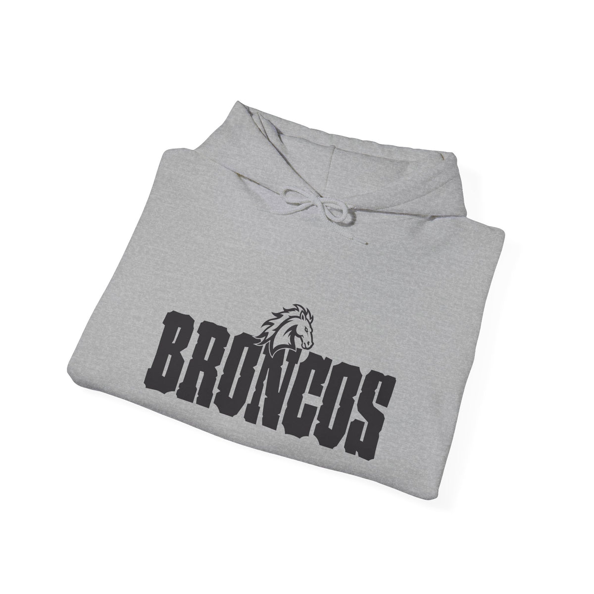 Blackfoot High School Broncos Hoodie | Minimal Graphic