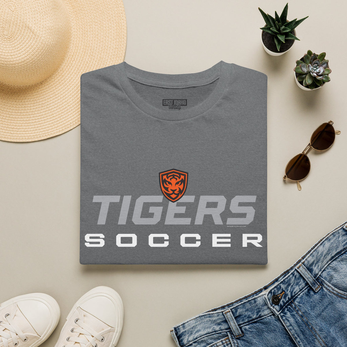 Idaho Falls High School Tigers T-Shirt | soccer graphic