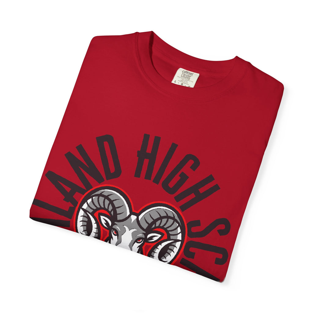 Highland High School Rams T-Shirt | circle tee