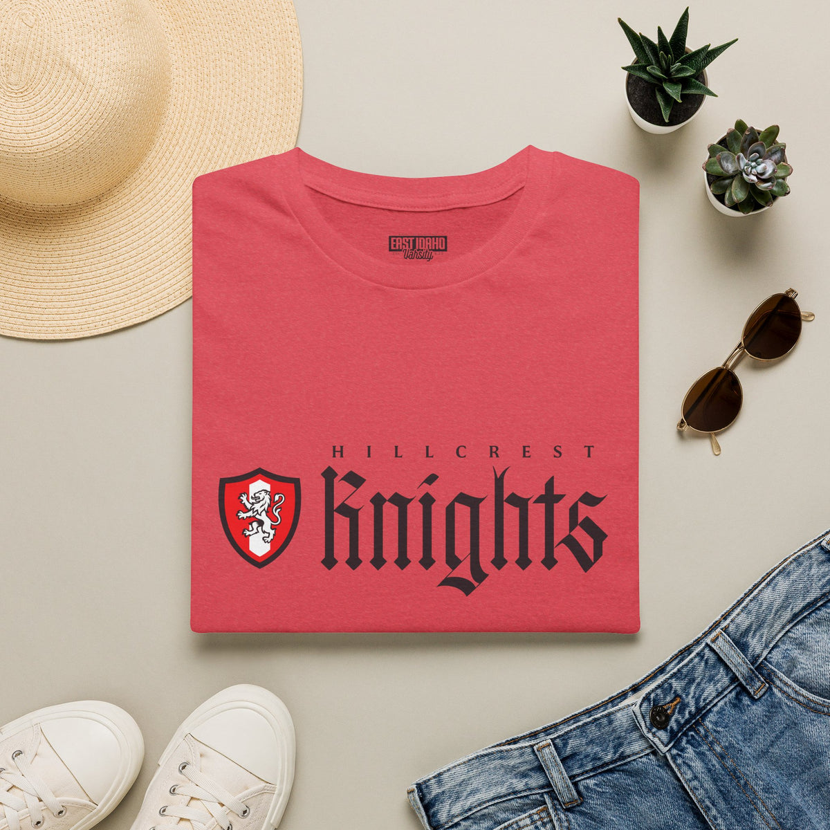 Hillcrest High School Knights T-Shirt | shield graphic