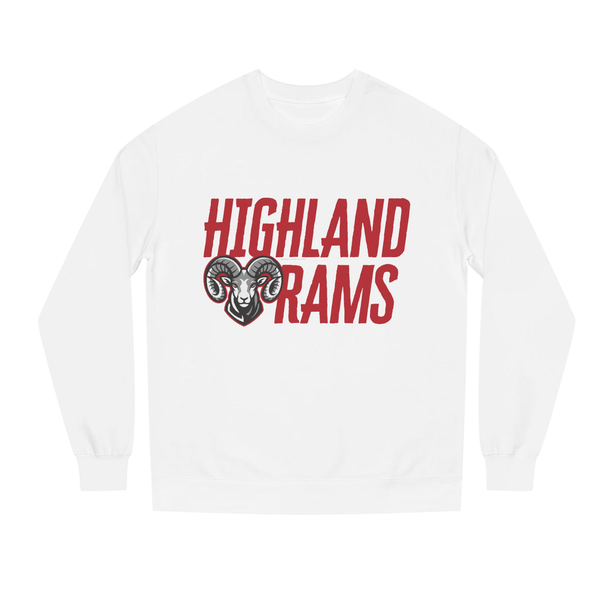 Highland High School Rams | Crew Neck Sweatshirt