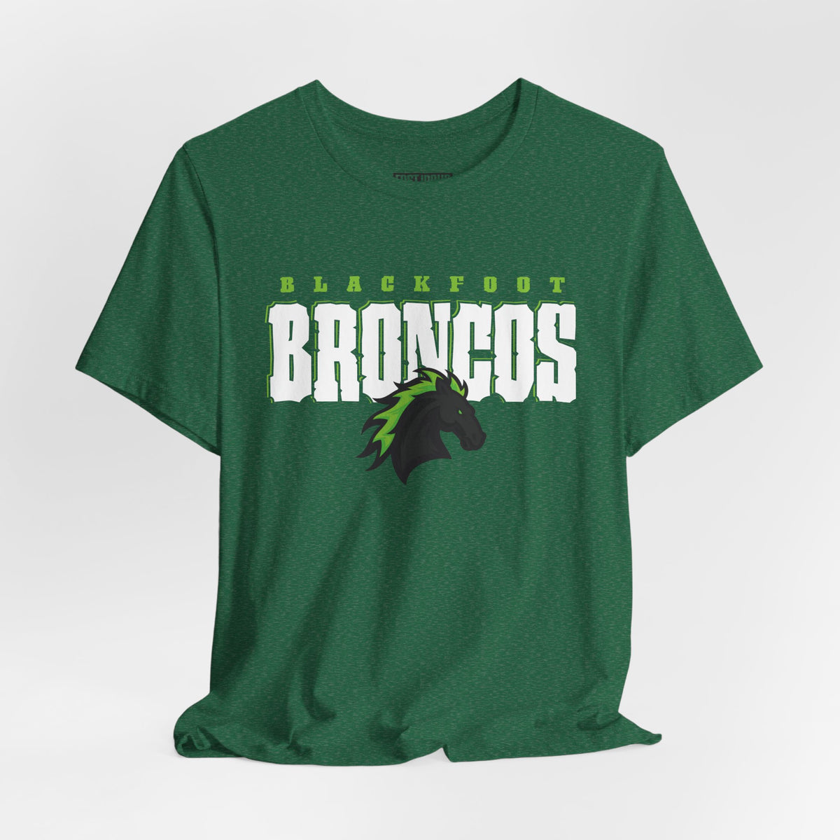 Blackfoot High School Broncos Tee | Big Word Shirt