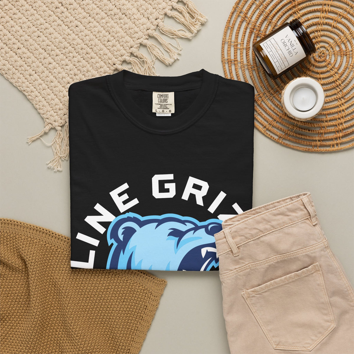 Skyline High School Grizzlies T-Shirt | circle tee