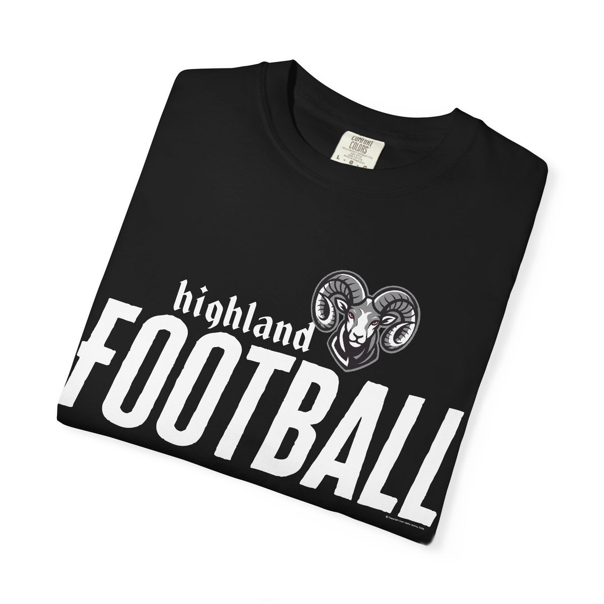 Highland High School Rams T-Shirt | football tee