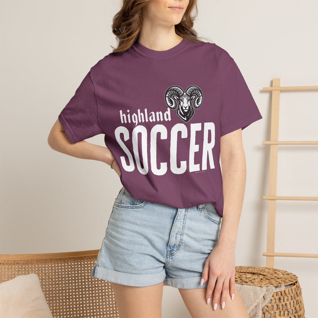 Highland High School Rams T-Shirt | soccer tee