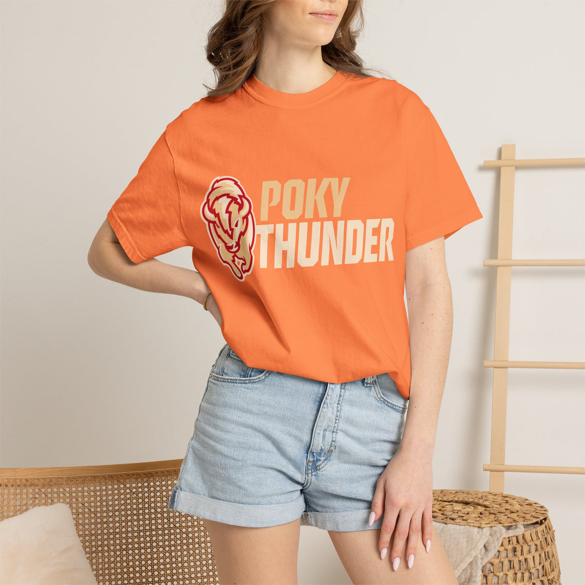 Pocatello High School Thunder T-Shirt | tan design tee