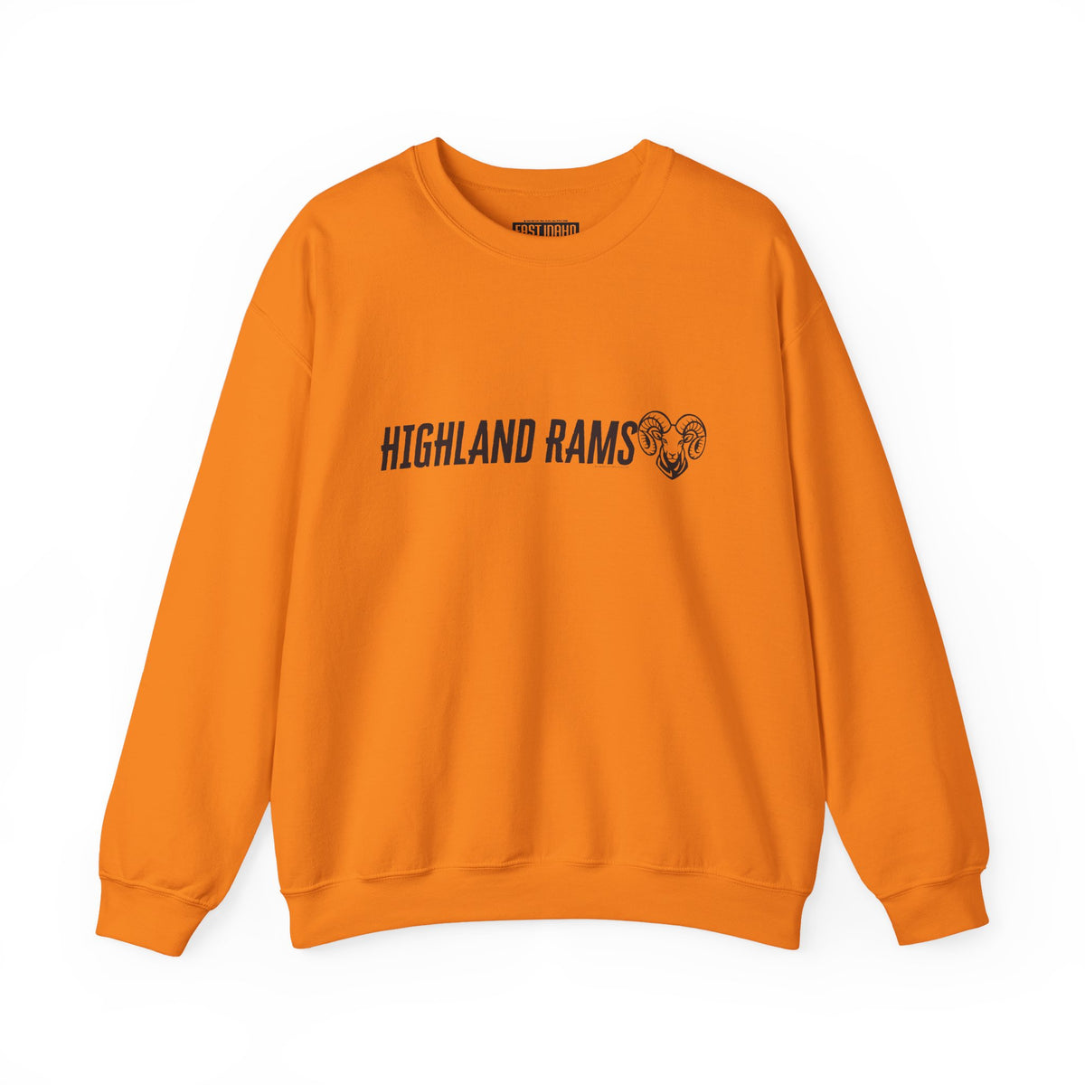 Highland High School Rams | Crewneck Sweatshirt | available in neons for theme nights
