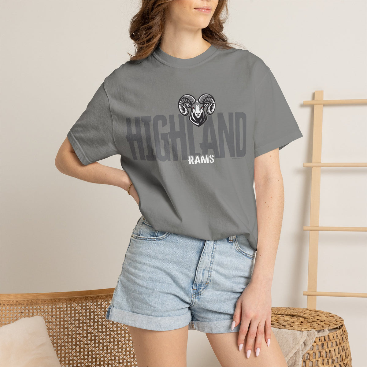 Highland High School Rams T-Shirt | school tee