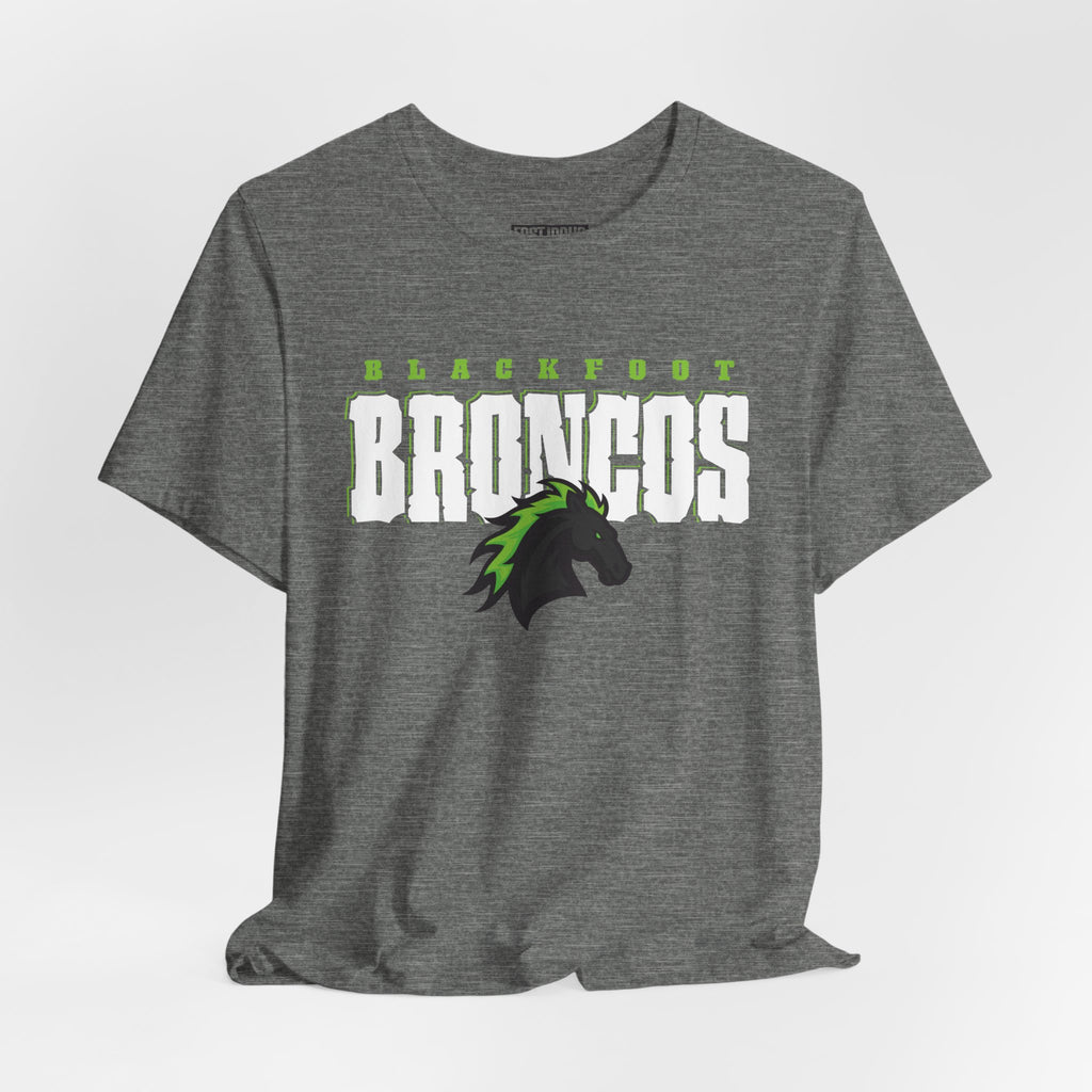 Blackfoot High School Broncos Tee | Big Word Shirt